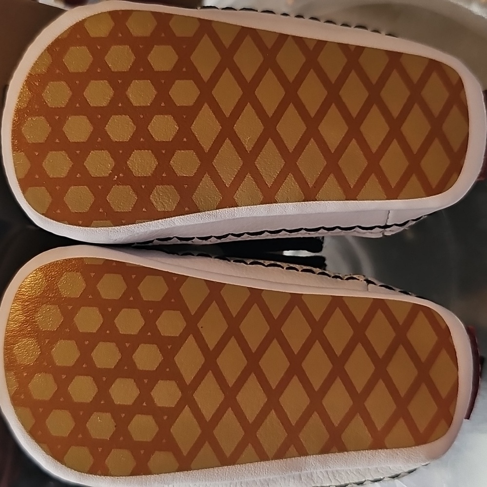 I Slip-On V Crib 'Checker - Black White' NB VANS SNEAKERS ADORABLE COOL - Picture 8 of 11
